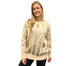 SPARKLING SEQUINS CABLE KNITTED PATTERN SUPER SOFT SUPER STRETCHY WOOL BLENDED JUMPER