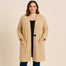 Super Soft Fluffy Long Cardigan – V-Neck Toggle Button