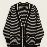 Oversized Chunky Knit Ladies Cardigan One Size Fits All UK Size 12-22