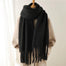 Fluffy Scarves With Chunky Tassels Super Soft Super Fluffy Cosy And Warm