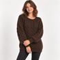Oversized Chunky Soft Fluffy 3D Textured Cable Knit Jumper