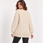 Oversized Chunky Soft Fluffy 3D Textured Cable Knit Jumper