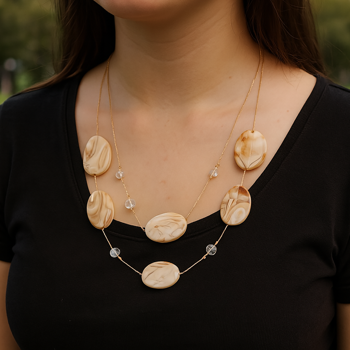 Wave Style Necklace
