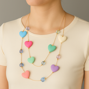 Colourful Short Necklace