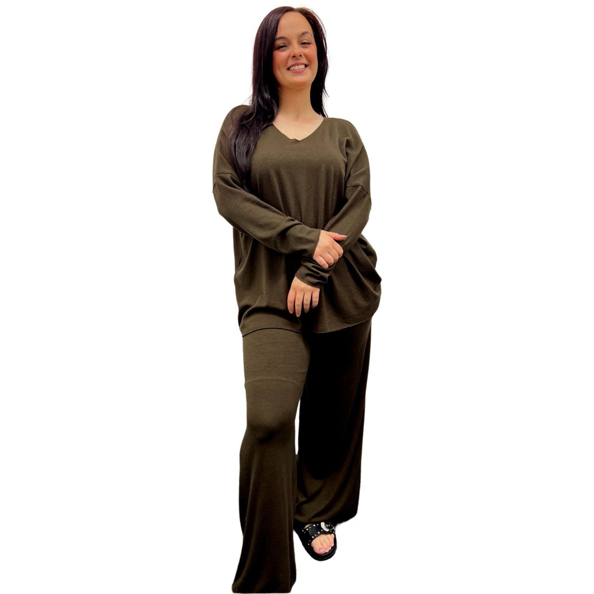 KNIT WEAR SUPER SOFT FINE KNITTED LOUNGE SETS FEELS LIKE CASHMERE BATWING SLEEVES