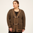 Oversized Chunky Knit Ladies Cardigan One Size Fits All UK Size 12-22