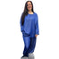 LADIES LOUNGE WEAR CO-ORD SET METALIC DENIM EFFECTS SUPER COMFY SUPER SOFT