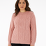 Chunky Cable Knitted Oversized Stretchy Winter Pullover Jumper