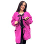 Teddy Coat With Bow Tie Details And Suede Effect Inside Super Cosy And Soft