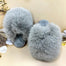 Ladies Faux Fur Pom Pom Slippers Super Soft Cushion Insole Non-shedding Best Durable Eva Anti-Slippery Sole UK Size 3-8