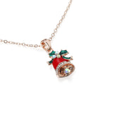 Jingle Bell Pendant - Rose Gold