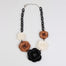 Flowers In A Row Short Necklace