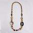 Beads And Ovals Long Necklace