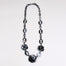 Multi Beaded Ovals Chain Long Necklace