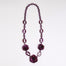 Multi Beaded Ovals Chain Long Necklace