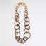 Oval Chain Long Necklace