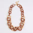 Multiple Oval Chain Short Necklace