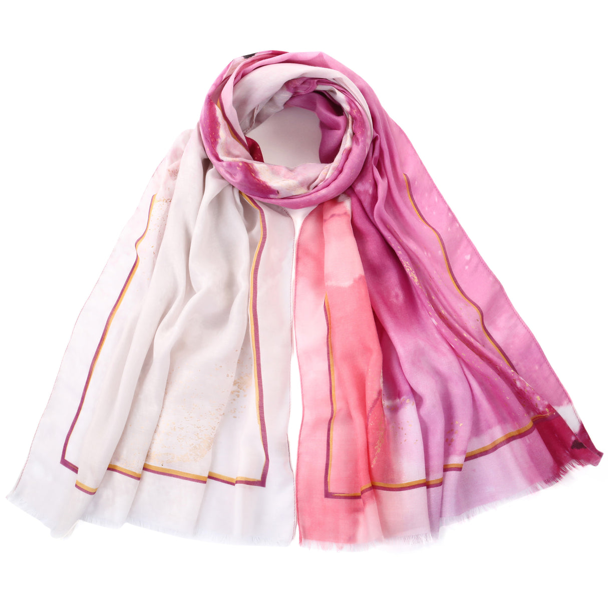 Pink Tie-Dye Scarf  JYF13506PNK