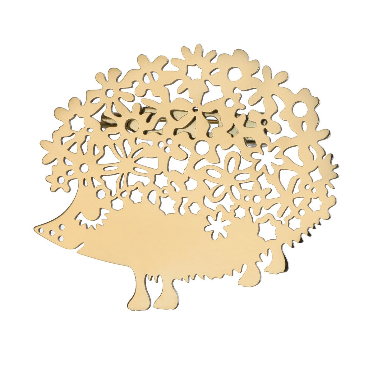 Gold Hedgehog Brooch YL22006YGD