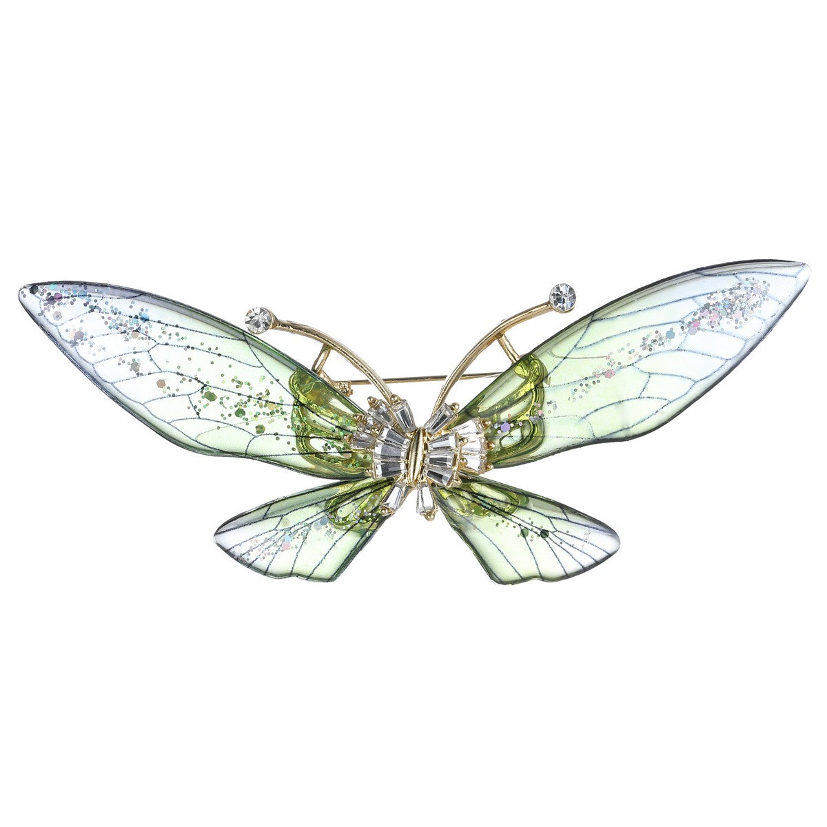 Butterfly Brooch - Green YL22019GRN