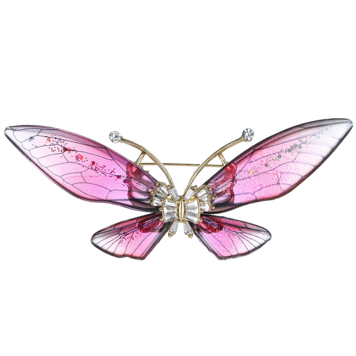 Butterfly Brooch - Purple YL22019PUR