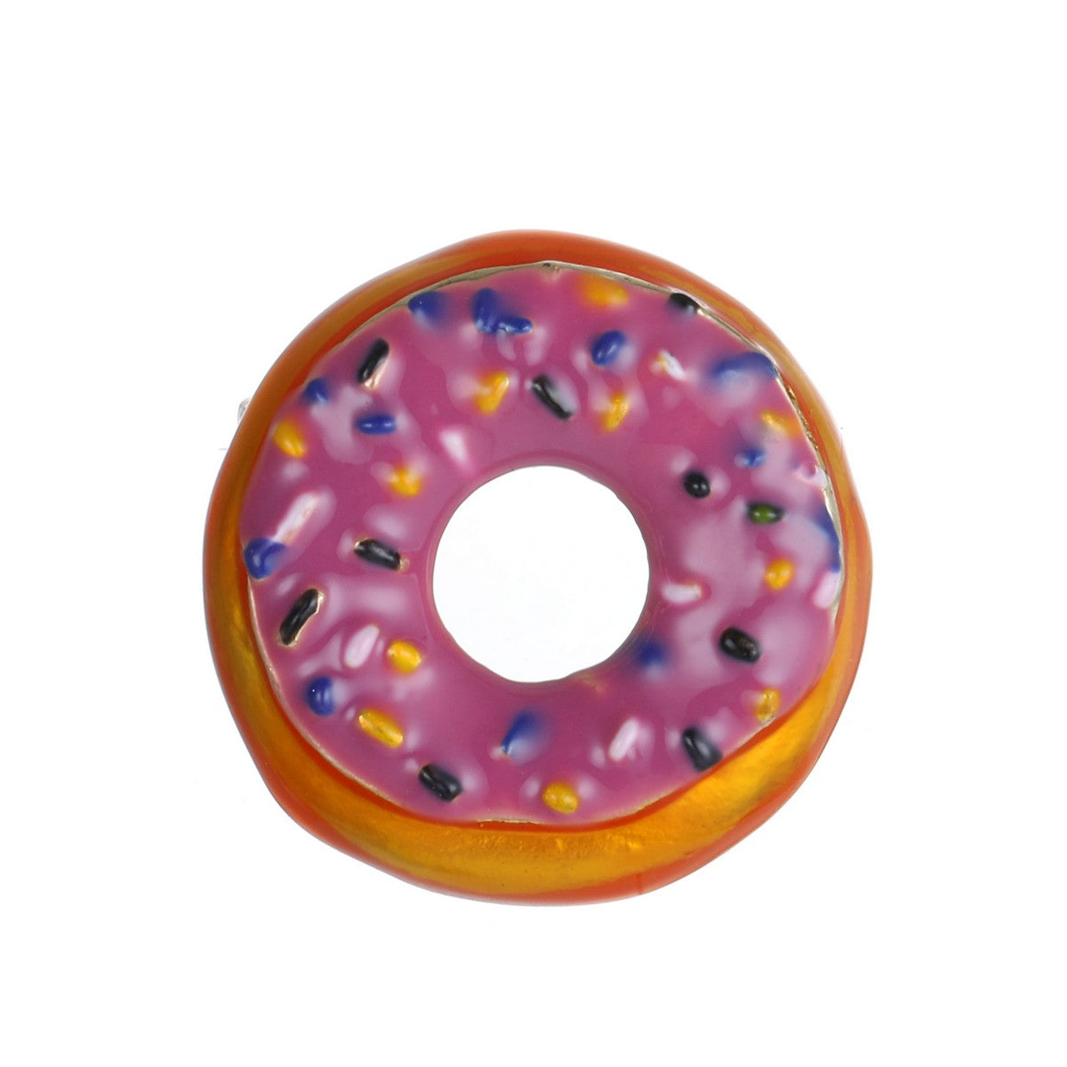 Pink Frosted Doughnut Brooch YL22024RED