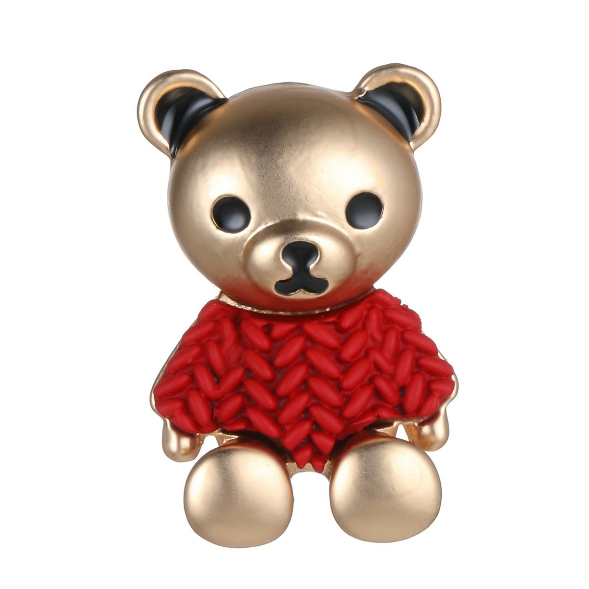 Red Teddy Bear Brooch YL22035RED