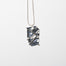 Hammered Effect Pendant Long Necklace