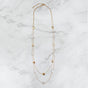 Tiny Trinangle And Cubes In A Chain Neckalce