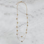 Tiny Metal Disk In A Chain Neckalce