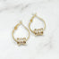 Cubic Zirconia Cylinder Earrings