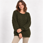 Oversized Chunky Soft Fluffy 3D Textured Cable Knit Jumper