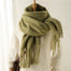 Fluffy Scarves With Chunky Tassels Super Soft Super Fluffy Cosy And Warm