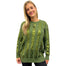 SPARKLING SEQUINS CABLE KNITTED PATTERN SUPER SOFT SUPER STRETCHY WOOL BLENDED JUMPER