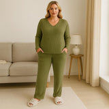 FLEECE LOUNGE SET SUPER SOFT SUPER STRETCHY LOUNGE SET ONE SIZE FITS ALL 10-20