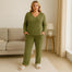 FLEECE LOUNGE SET SUPER SOFT SUPER STRETCHY LOUNGE SET ONE SIZE FITS ALL 10-20