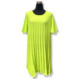 PLEATED MIDI DRESS SUPER FLOWING WITH FLUTTER SLEEVES PERFECT LENGTH FOR SUMMER