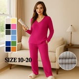 FLEECE LOUNGE SET SUPER SOFT SUPER STRETCHY LOUNGE SET ONE SIZE FITS ALL 10-20