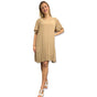 PLEATED MIDI DRESS SUPER FLOWING WITH FLUTTER SLEEVES PERFECT LENGTH FOR SUMMER
