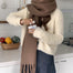 Fluffy Scarves With Chunky Tassels Super Soft Super Fluffy Cosy And Warm