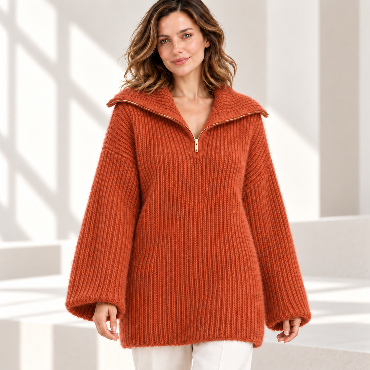 Super Soft Fluffy Knitted Jumper
