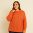 Chunky Cable Knitted Oversized Stretchy Winter Pullover Jumper