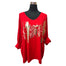 KNITTED TOP LEO BATWING SLEEVES COCOON SHAPE SUPER STRETCHY SOFT TOUCH