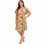 Women's Sparkle Floral Midi Dress - UK Size 12-22