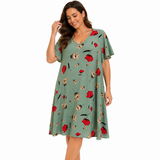 Women's Sparkle Floral Midi Dress - UK Size 12-22
