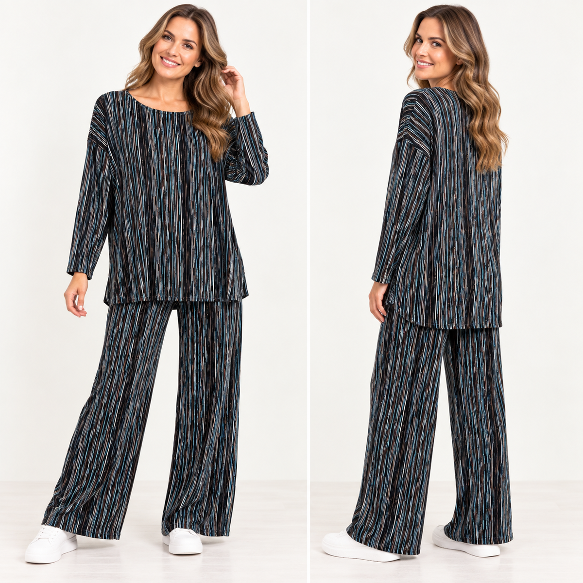 Comfort Valvet Feel Lounge Co-ord Sets ONE SIZE FITS ALL 12-24