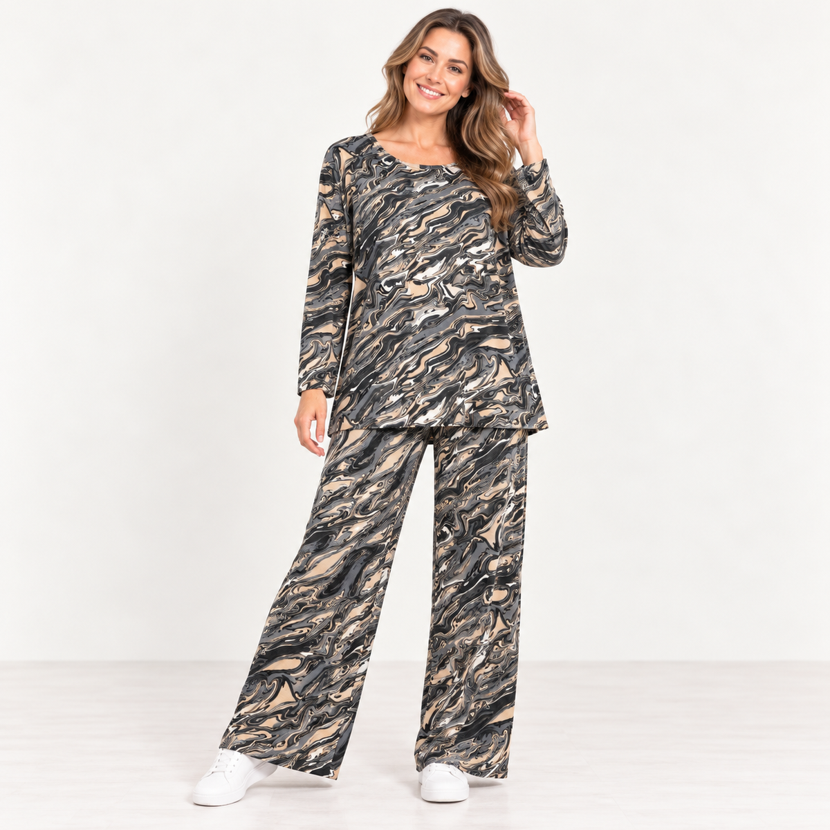 Comfort Valvet Feel Lounge Co-ord Sets ONE SIZE FITS ALL 12-24