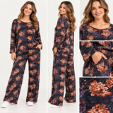 Comfort Valvet Feel Lounge Co-ord Sets ONE SIZE FITS ALL 12-24