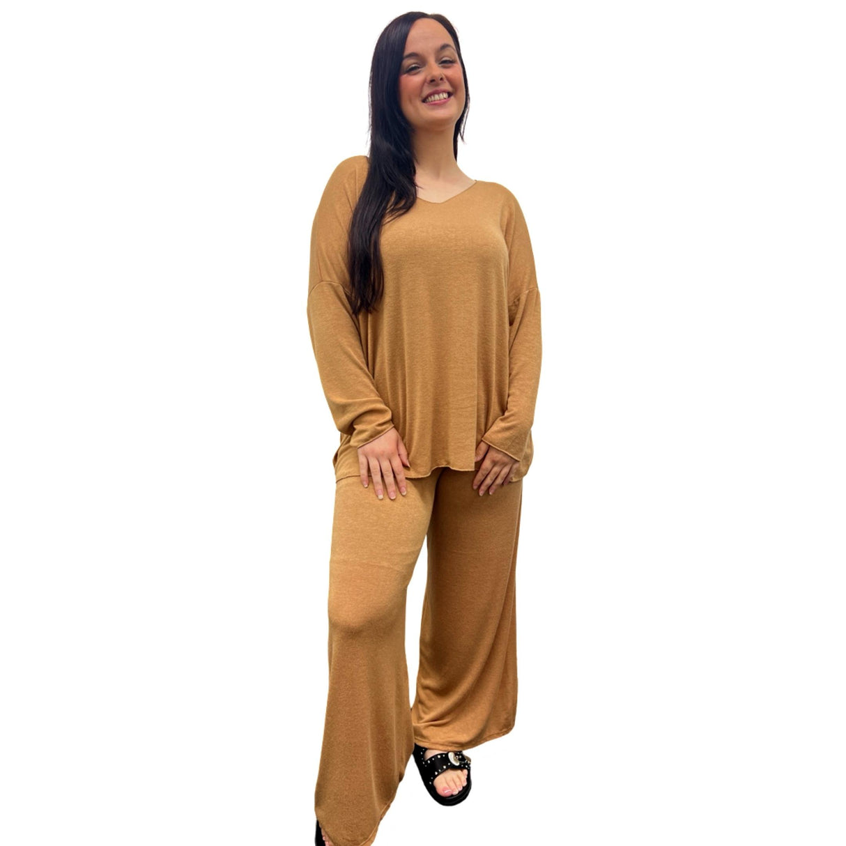 KNIT WEAR SUPER SOFT FINE KNITTED LOUNGE SETS FEELS LIKE CASHMERE BATWING SLEEVES