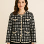 Parisian Vintage Tweed Cardigan With Pearl Buttons - UK SIZE 10-22